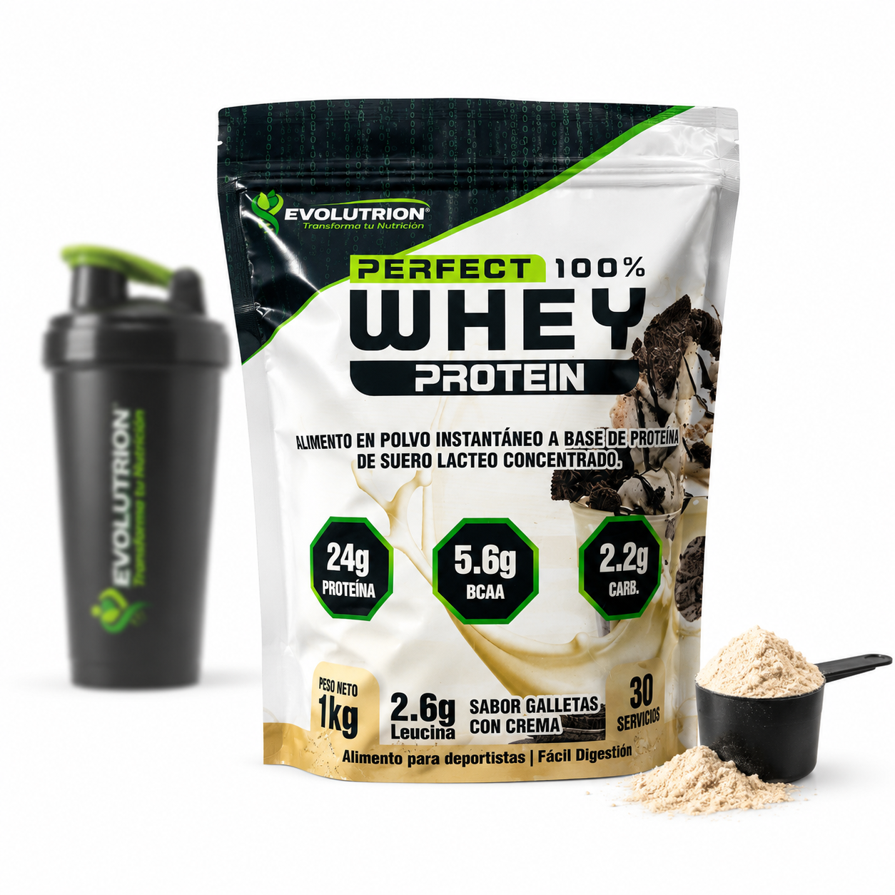 PRECIO CYBER! Pack 2 Proteínas Perfect 100% Whey de 1 kg diferentes sabores