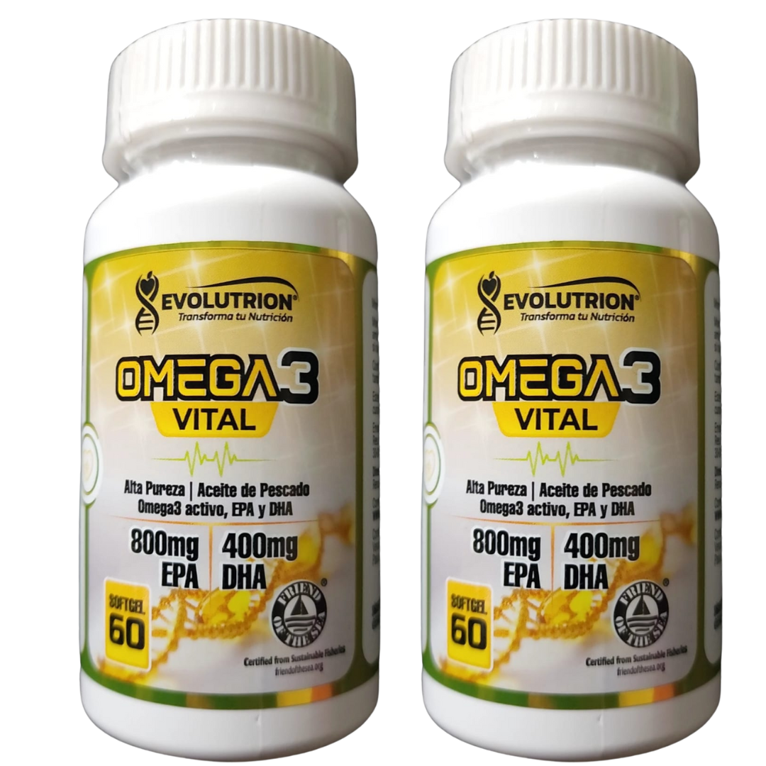 PROMOCION: 2 Omega 3 Vital 800MG EPA / 400MG DHA
