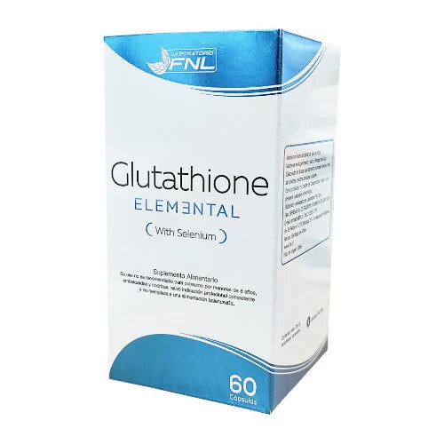 Glutathione Elemental con Selenio Evolutrion, 60 cápsulas
