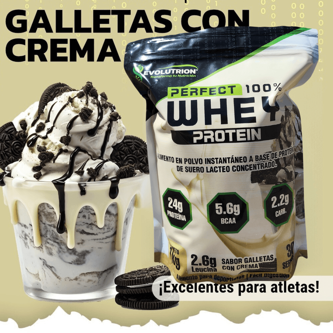 Pack: 2 Proteínas Perfect 100% Whey de 1 kg en 5 sabores