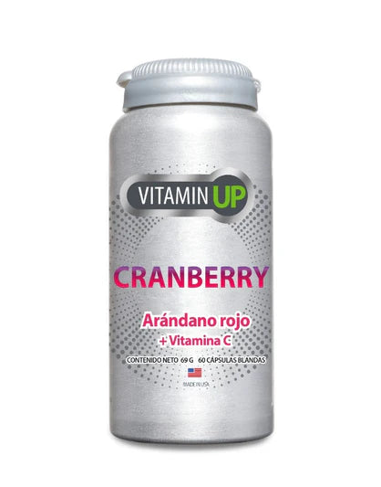 Vitamin UP Cranberry, Vitamina y Antioxidante, 60 Caps
