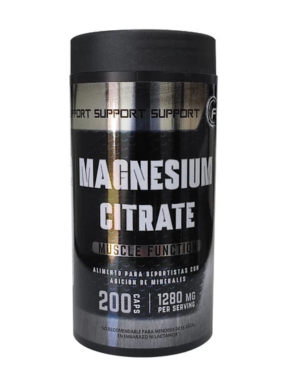 Magnesio Citrato 1280 mg, 200 cáps.