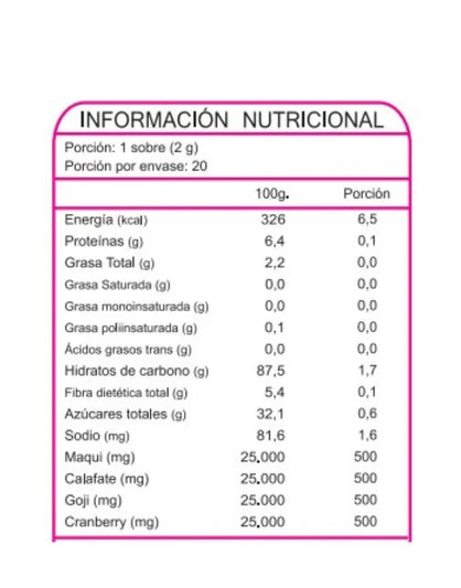 Berry Mix – Antioxidantes 20 sobres