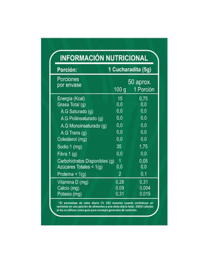 Chlorella Orgánica en Polvo 250g