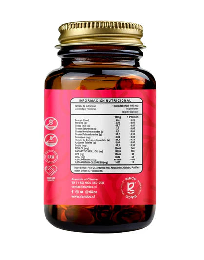 Astaxanthin, 600mg, 60 softgel