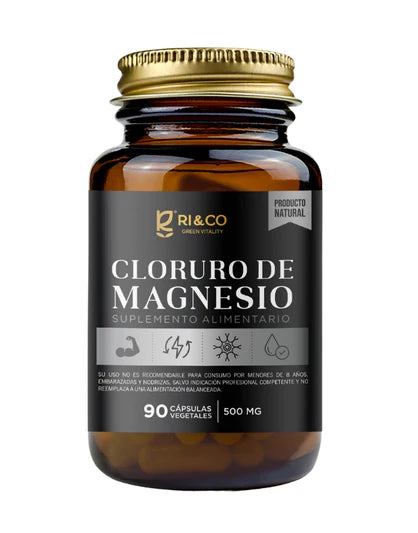Cloruro de Magnesio 500mg 90 capsulas