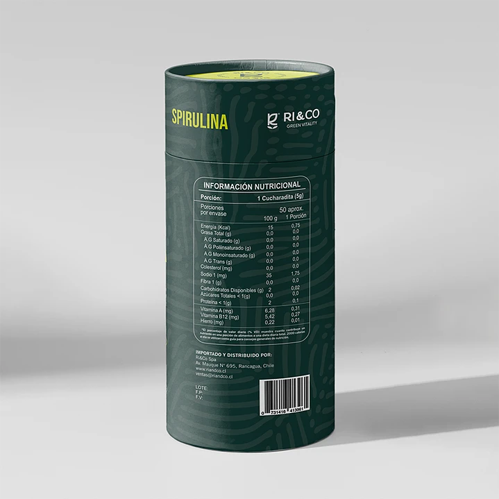 Spirulina Powder 100 % Organica 250g Ri&Co