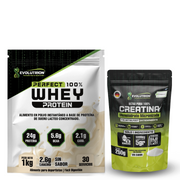 Creatina con sello Creapure + Proteina 1 kg