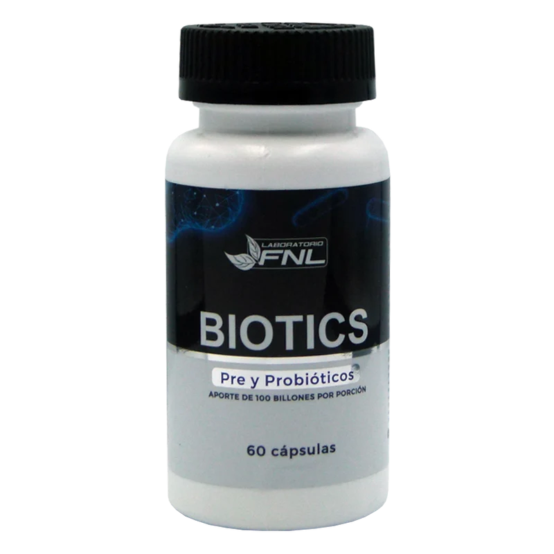 Biotics pre y probióticos Evolutrion, 14 cepas, 60 cápsulas