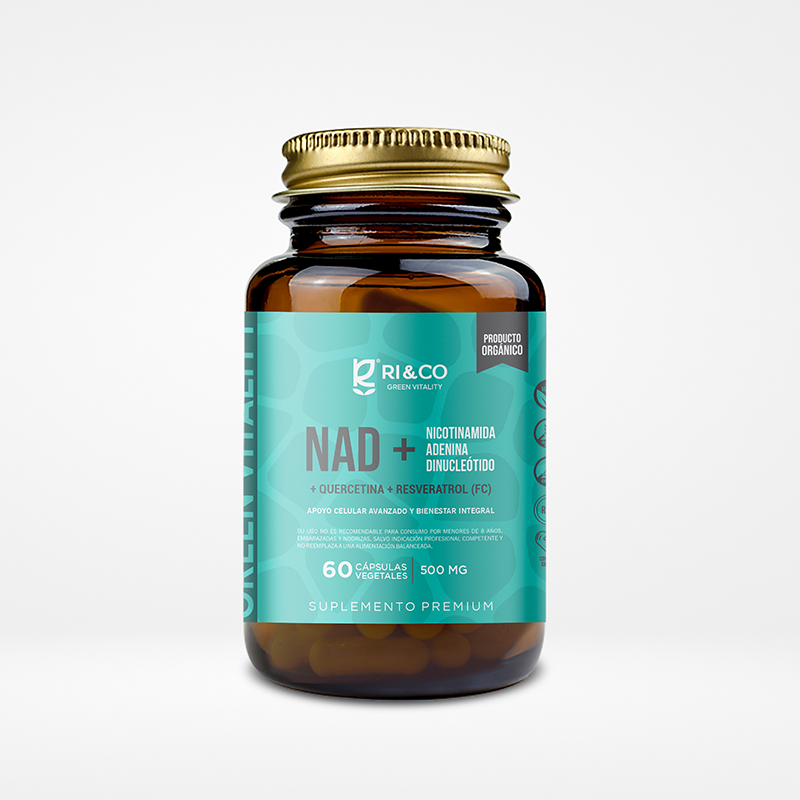 NAD+ con Quercetina y Resveratrol Evolutrion 60 cápsulas