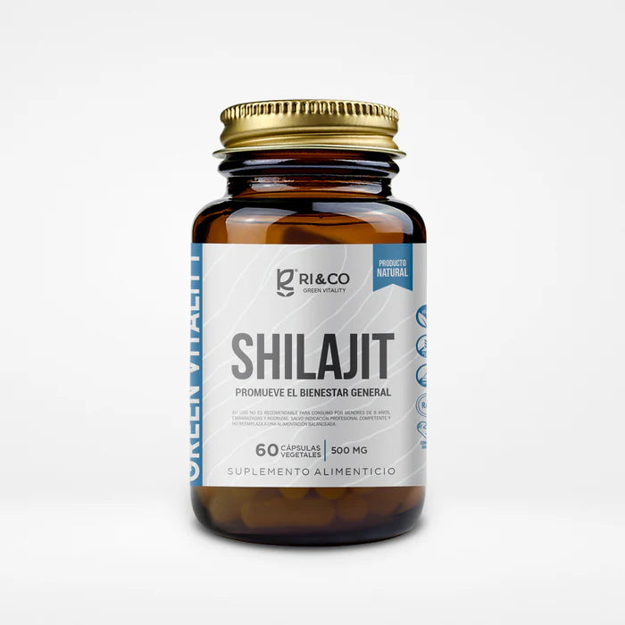 Shilajit 500mg 60 Cápsulas Vegetales
