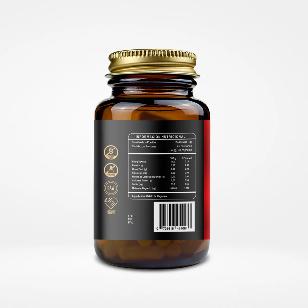 Malato de Magnesio 90 Cápsulas