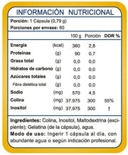 Colina & inositol 300/300mg 60 cáps