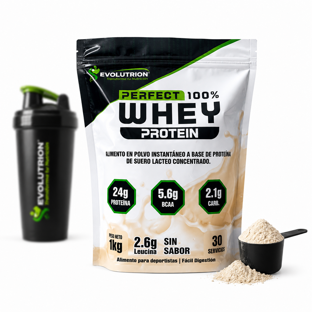 PRECIO CYBER! Pack 2 Proteínas Perfect 100% Whey de 1 kg diferentes sabores