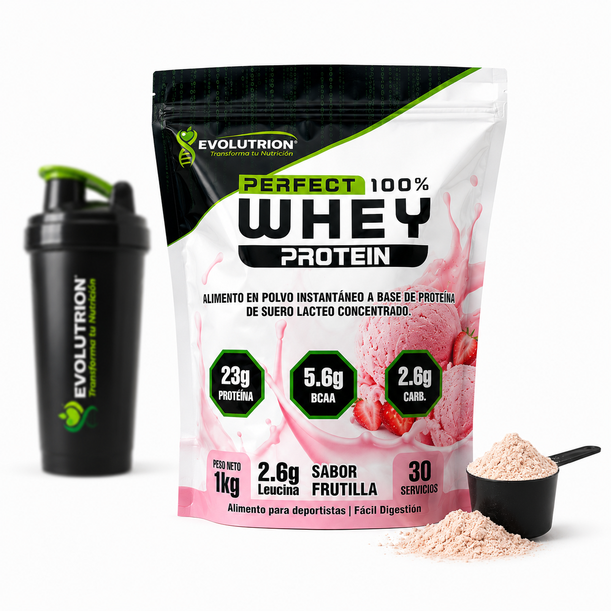 PRECIO CYBER! Pack 2 Proteínas Perfect 100% Whey de 1 kg diferentes sabores