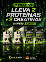 PRECIO CYBER! Pack 2 Creatinas + 2 Proteínas