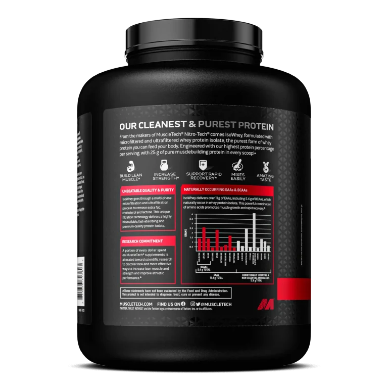 Nitro Tech 100% Iso Whey 5 Lb