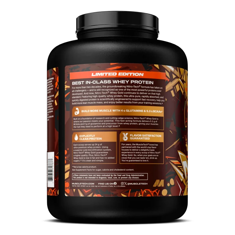 NITRO TECH 100% WHEY GOLD 5 LB PEANUT BUTTER CHOCOLATE