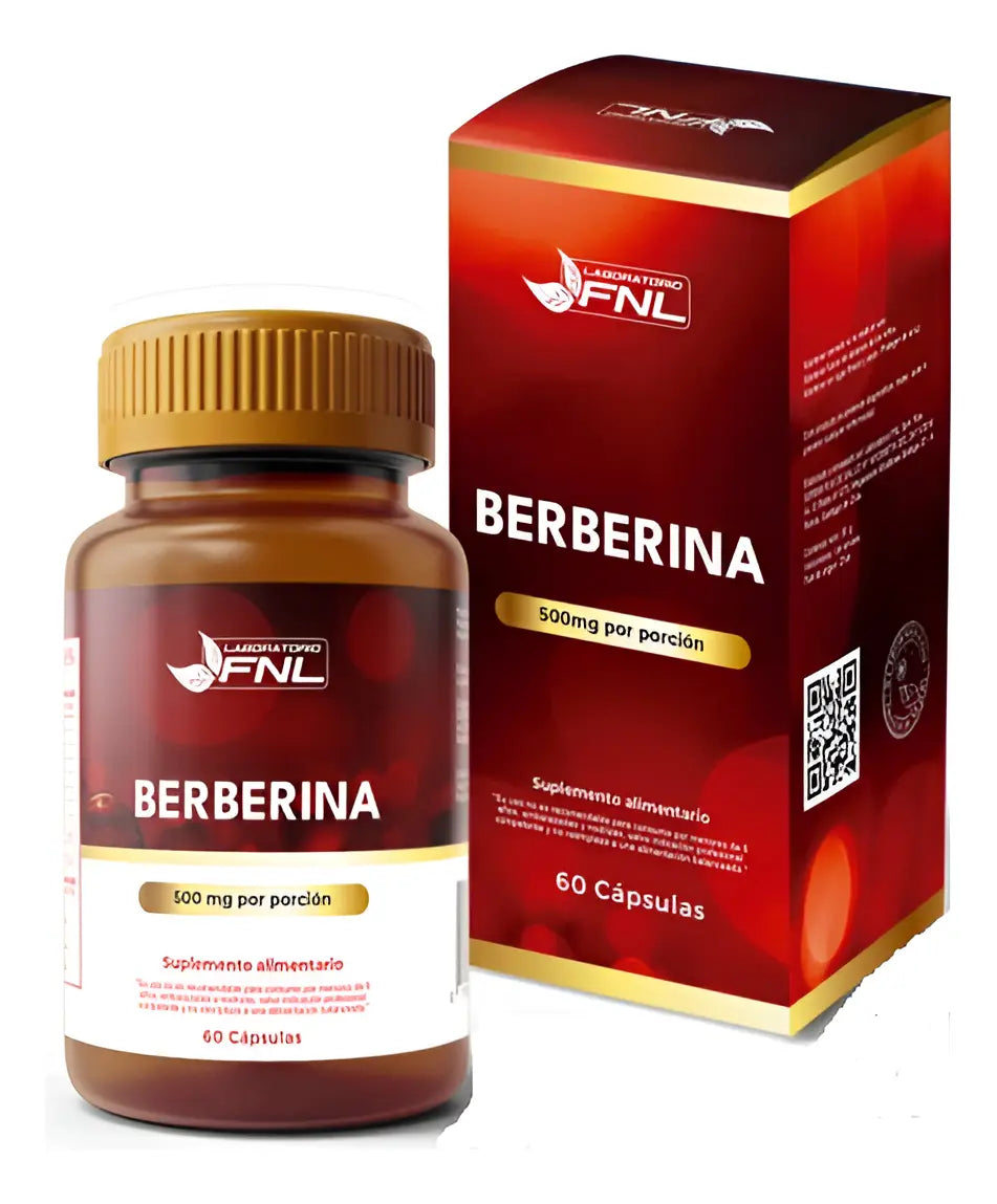 Berberina 500mg Evolutrion, 60 cápsulas