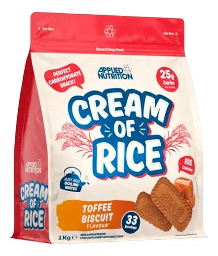 Cream Of Rice (crema De Arroz) 1kg Applied Nutrition Toffee