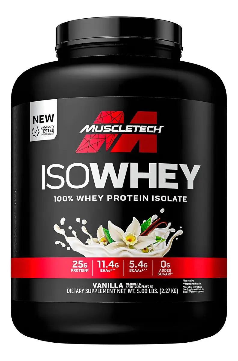 Nitro Tech 100% Iso Whey 5 Lb sabor Vainilla