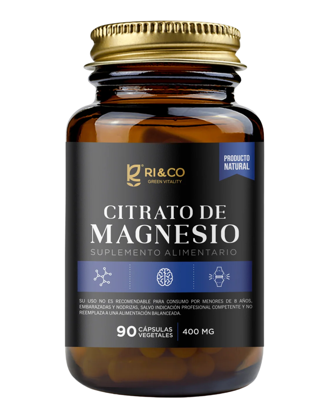 Citrato de Magnesio 90 Caps