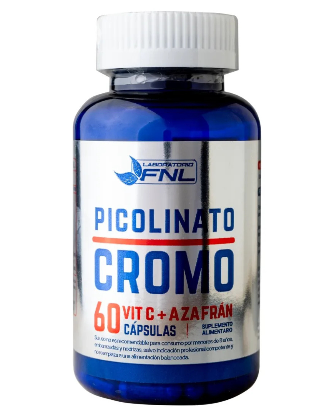 Picolinato de Cromo + Vitamina C + Azafrán 60 cápsulas