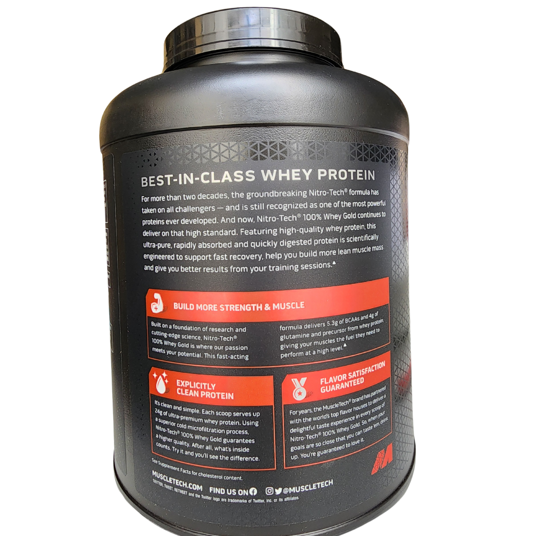 Nitro Tech 100% Whey Gold (5 Lb)