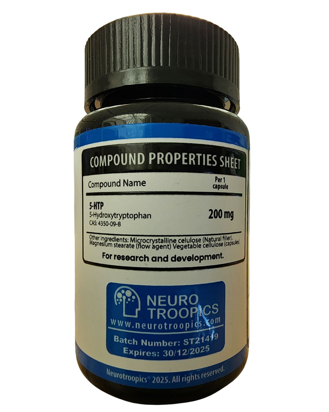 5-HTP - 200 mg - 30 capsulas