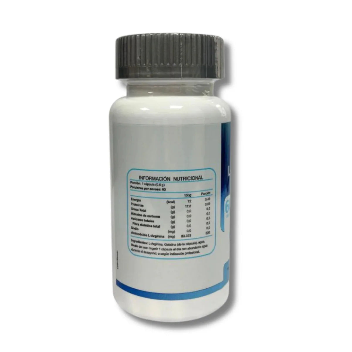 L-Arginina 500mg 60 Cápsulas