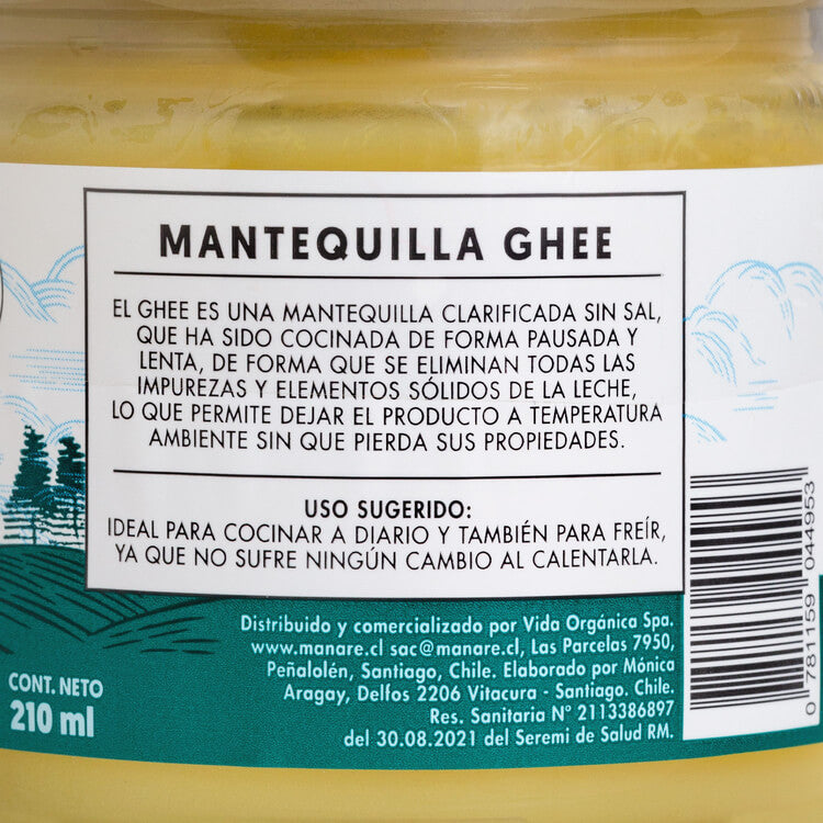 Mantequilla Clarificada Ghee 210ml
