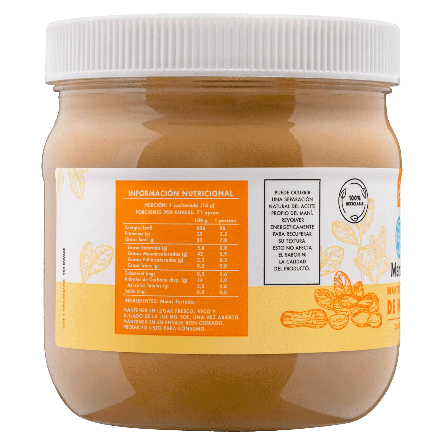 Mantequilla de Mani 1kg