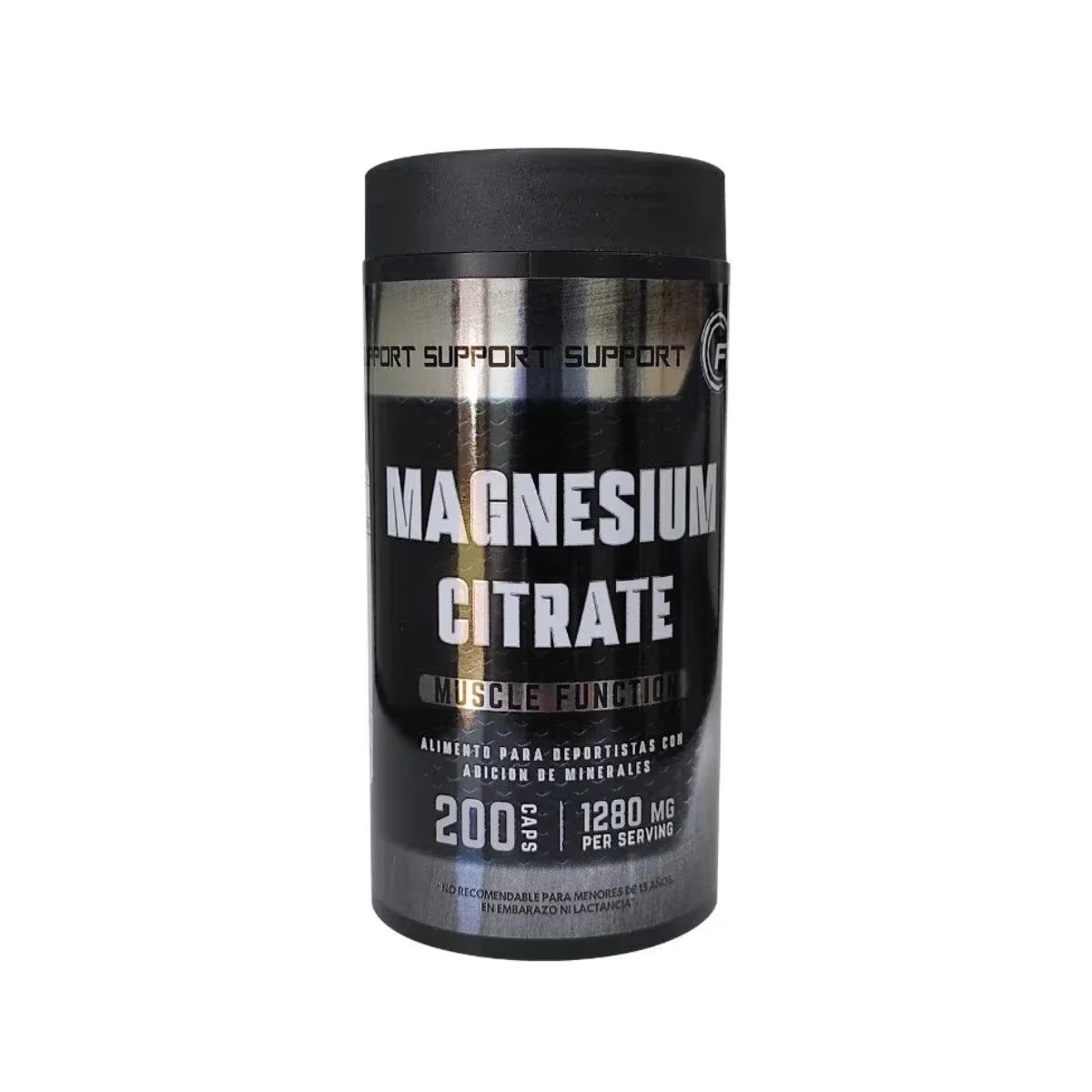 Magnesio Citrato 1280mg Evolutrion, 200 cápsulas
