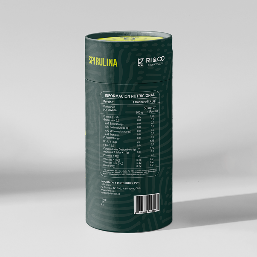 Espirulina Evolutrion polvo - información