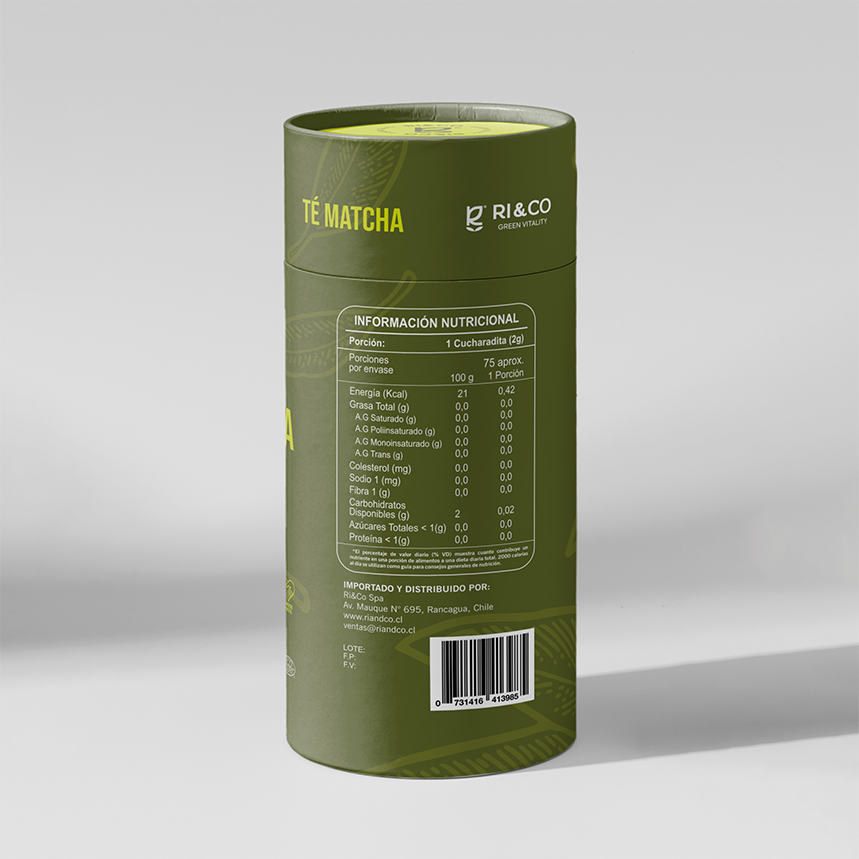 Té Matcha Evolutrion - información del producto