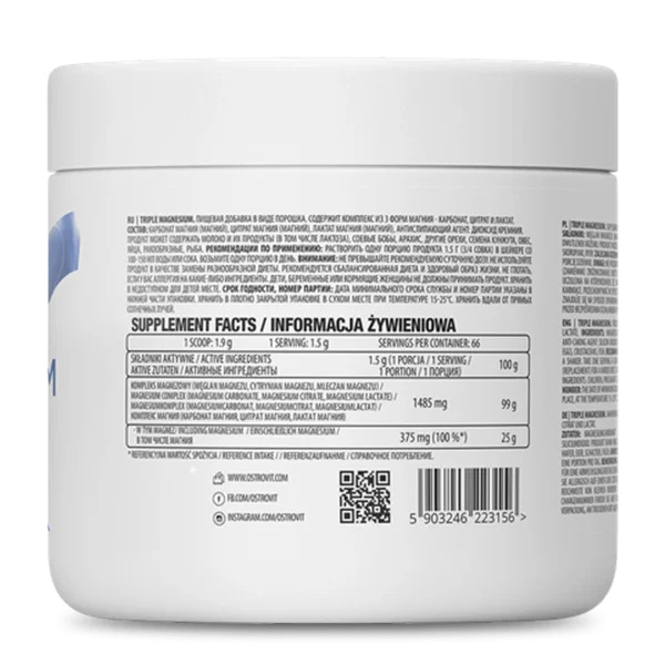 Triple Magnesio (Citrato-Lactato-Carbonato)