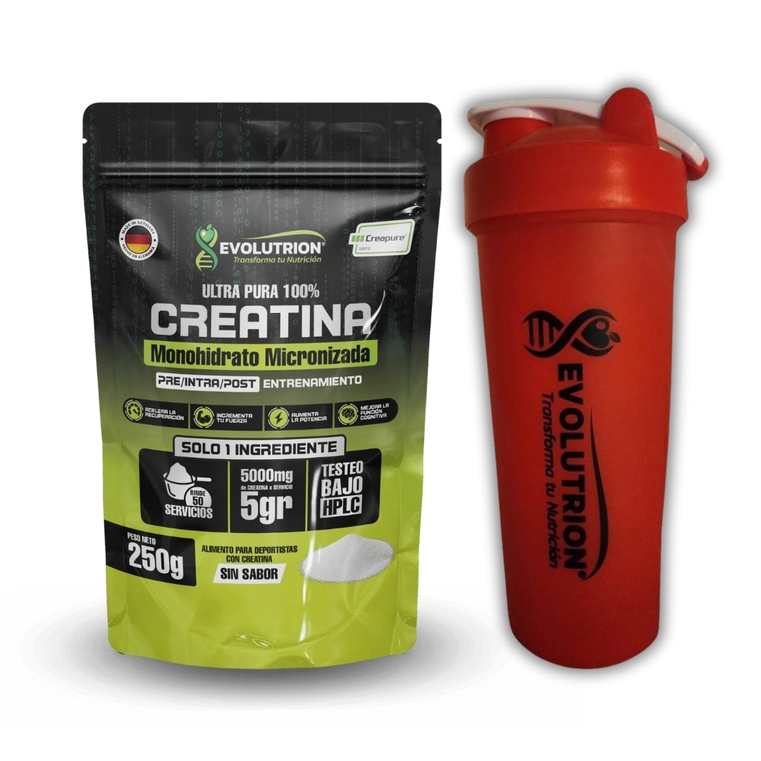 Creatina Creapure + Shaker 700ml