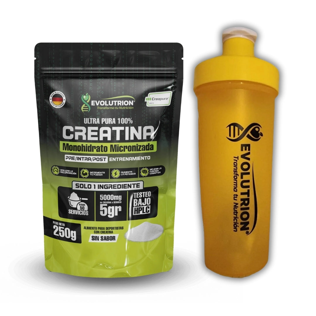 Creatina Creapure + Shaker 700ml