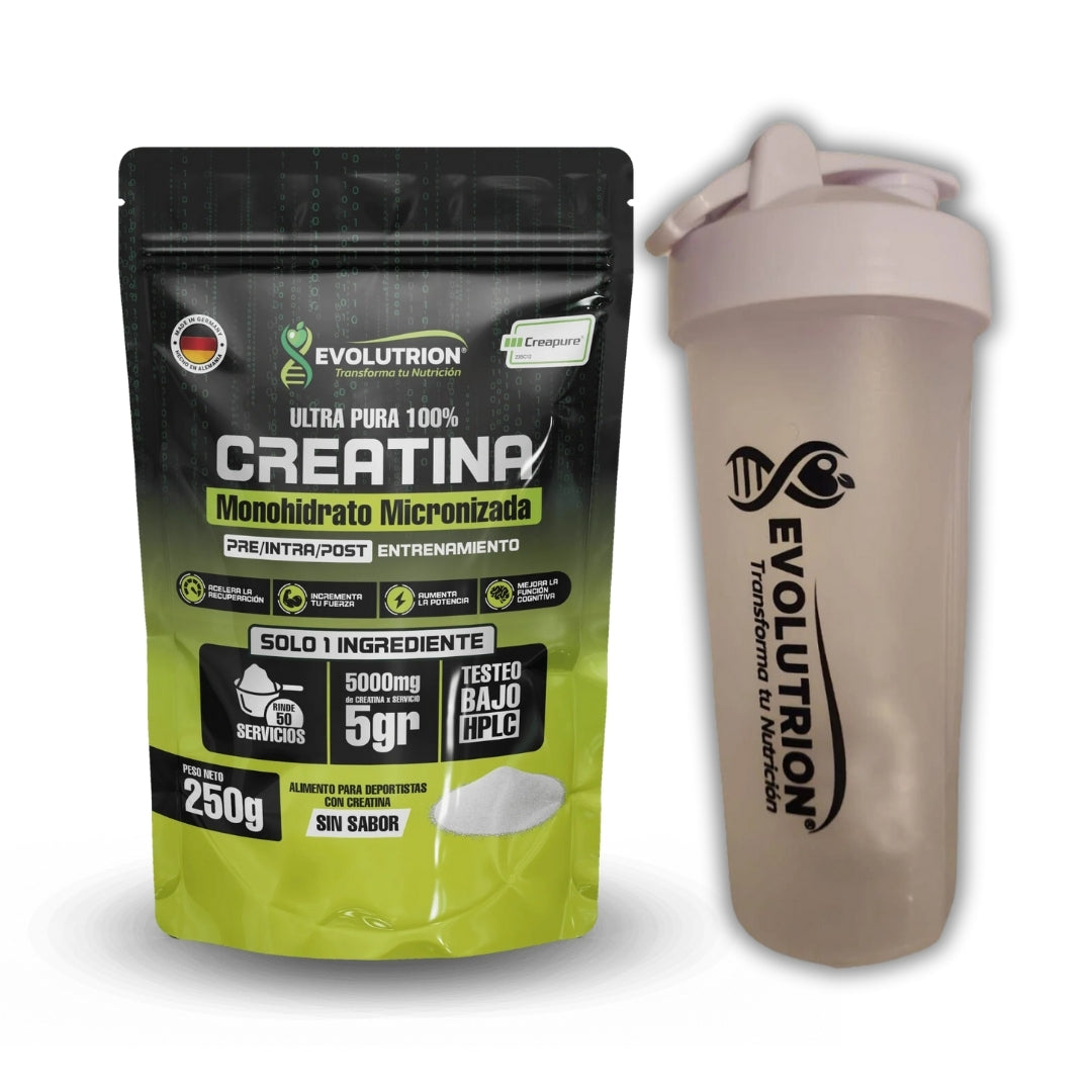 Creatina Creapure + Shaker 700ml