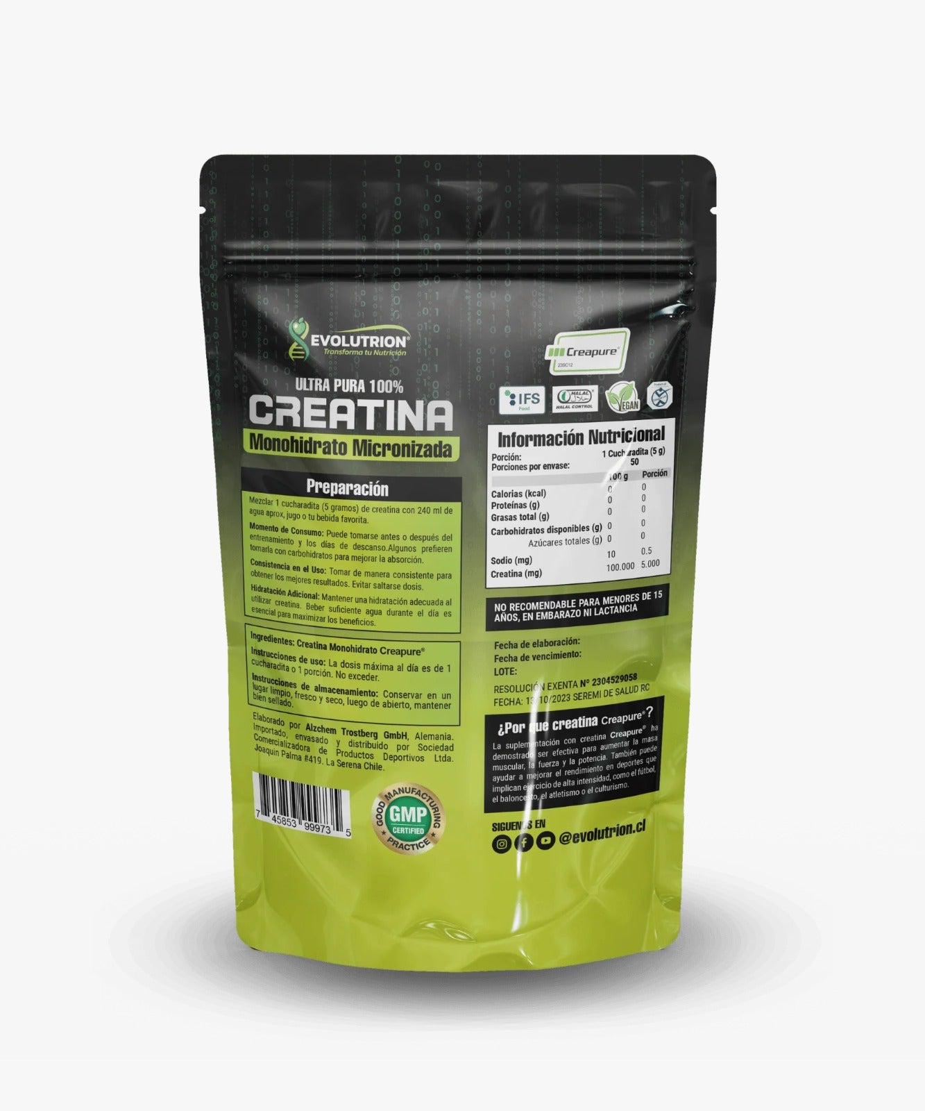 Creatina Creapure + Shaker 700ml