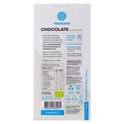 Chocolate Sin Azúcar 62% Cacao Orgánico 100g Eritritol
