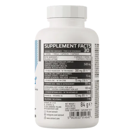 ZMA Advanced 60 Caps Ostrovit