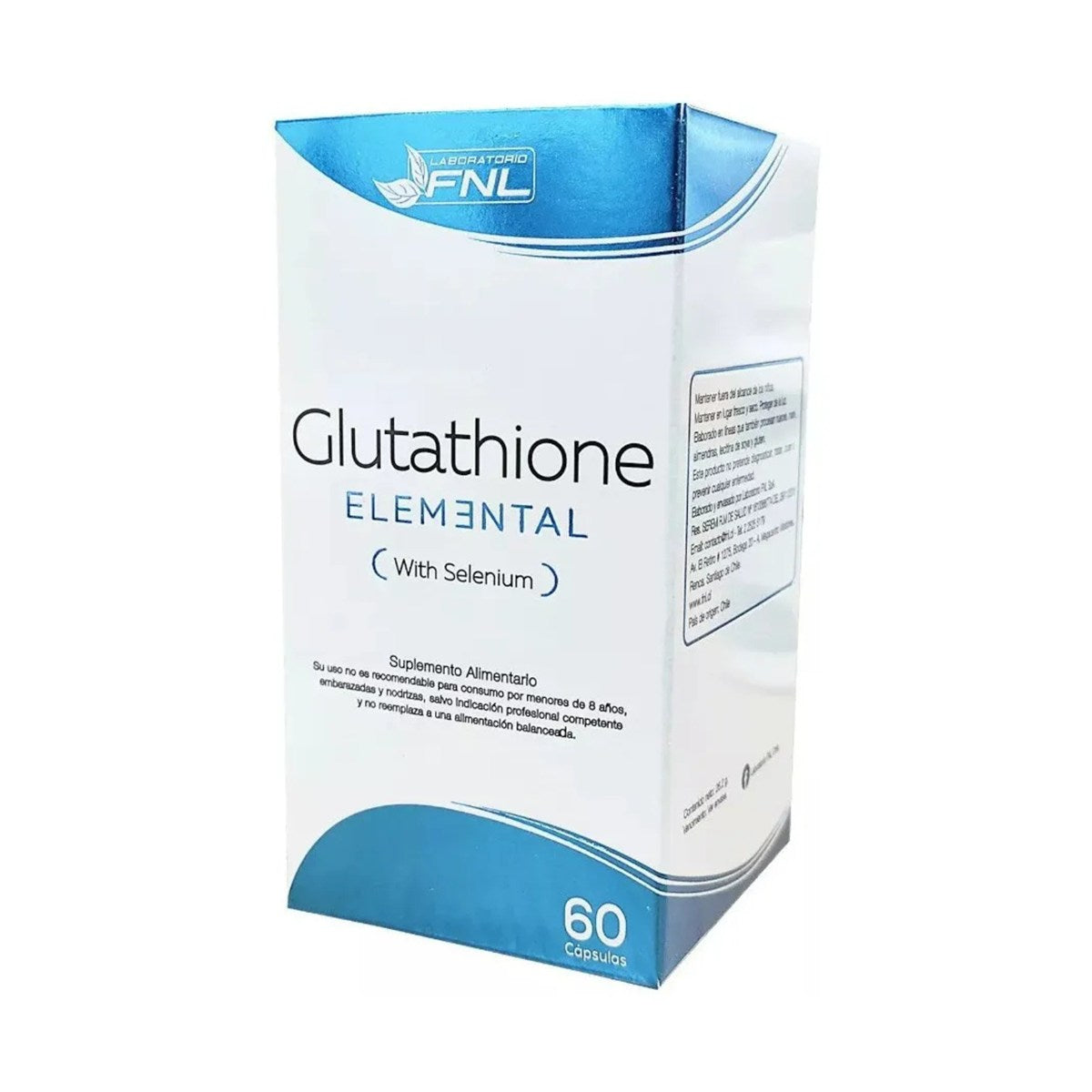 Glutathione Elemental con Selenio 60 cápsulas - Evolutrion Chile