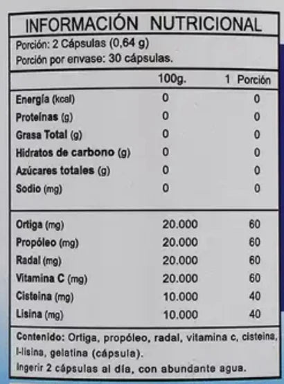 H-ALR-G 320 mg-60 cáps