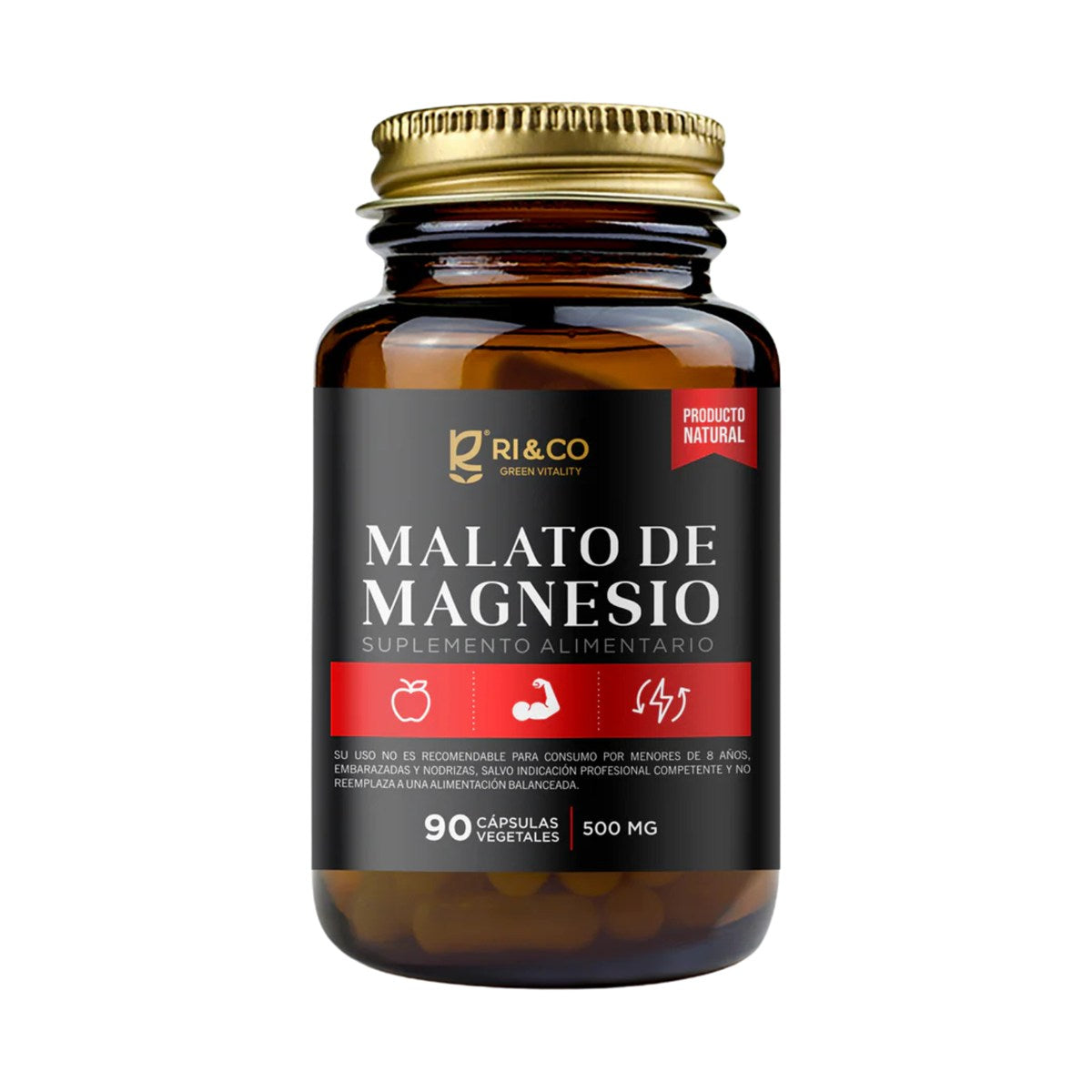 Malato de Magnesio 90 Cápsulas - Evolutrion Chile