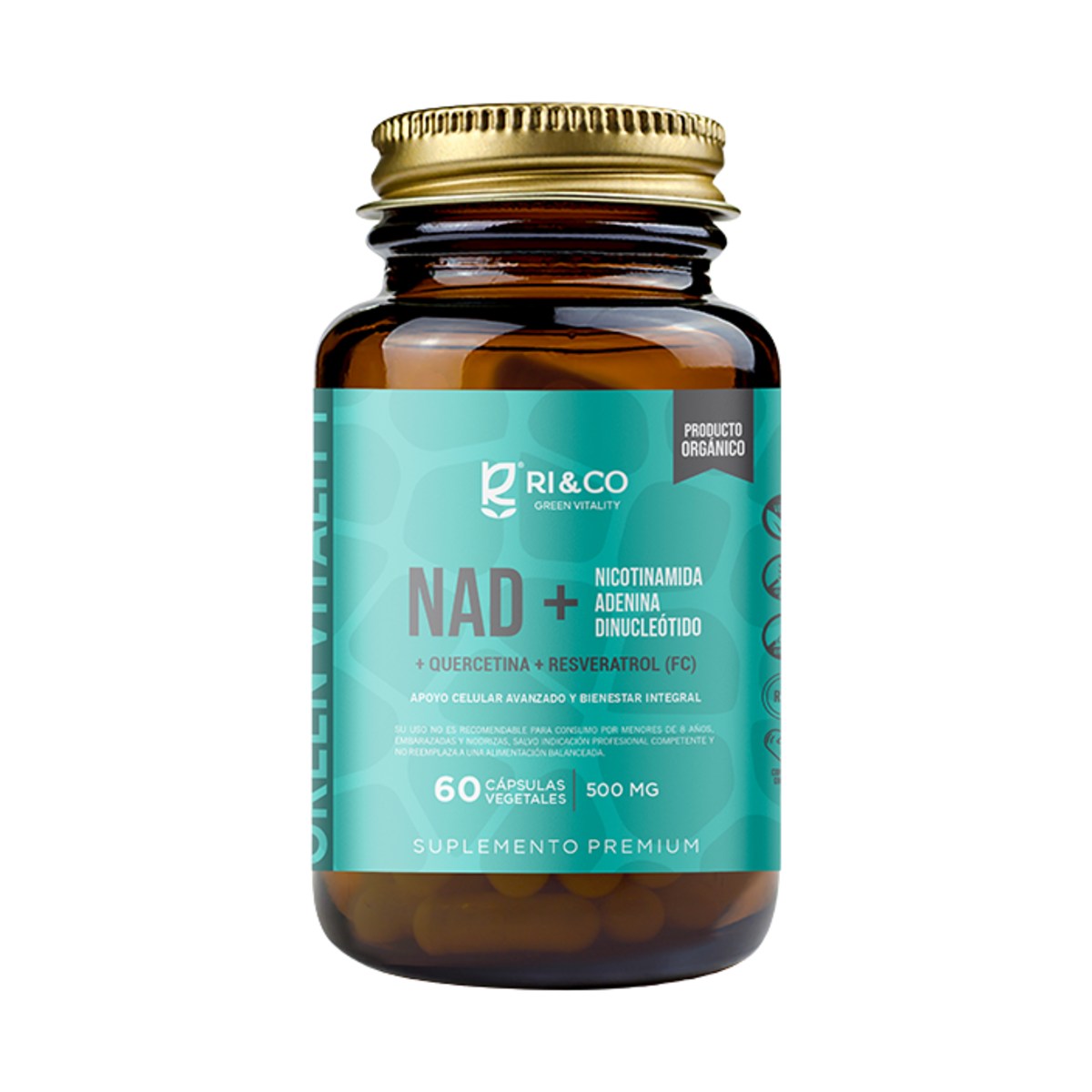 NAD+ Quercetina y Resveratrol - Evolutrion Chile
