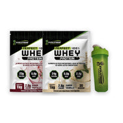 Pack 2 Proteínas Perfect Whey 1kg + Shaker Evolutrion 700ml