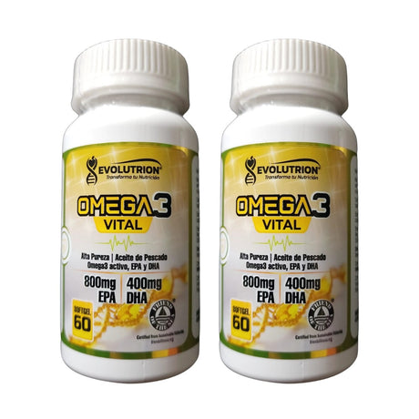 Pack 2 Omega 3 Vital 800mg EPA / 400mg DHA