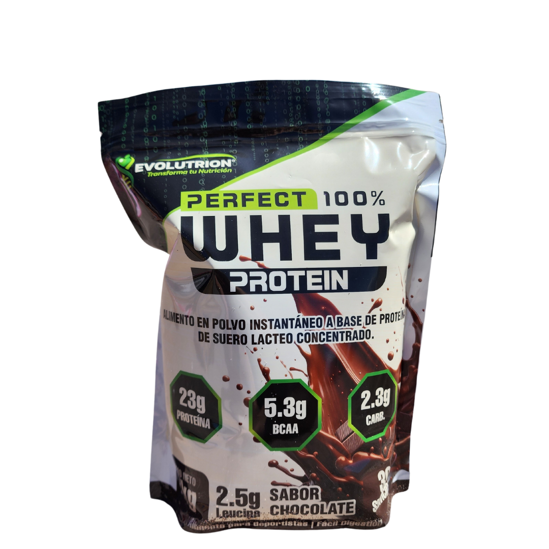 Perfect 100% Whey Protein Evolutrion 1kg sabor Chocolate