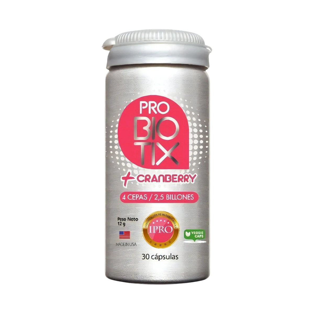 Probiotix + Cranberry 2,5 Bill 30 Caps - Evolutrion Chile